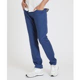 ブルー(55) | クールツイルストレッチパンツ | MICHEL KLEIN HOMME
