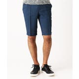 ネイビー(57) | メッシュスラックスショートパンツ | MICHEL KLEIN HOMME