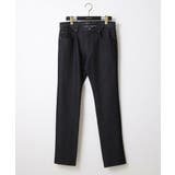 ブラック | 【撥水】プレビアシャンブレー5ポケットパンツ | MICHEL KLEIN HOMME