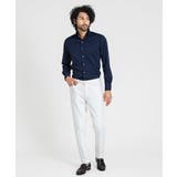 ヘリンボンプレビアシャンブレースラックスパンツ 撥水 | MICHEL KLEIN HOMME | 詳細画像3