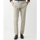 ベージュ | 【撥水】プレビアシャンブレースラックスパンツ | MICHEL KLEIN HOMME