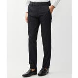 ブラック | 【撥水】プレビアシャンブレースラックスパンツ | MICHEL KLEIN HOMME