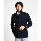 ネイビー(57) | スタンドカラーハーフコート | MICHEL KLEIN HOMME