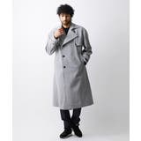 ウールダブルブレストマキシコート | MICHEL KLEIN HOMME | 詳細画像4