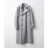 グレー(92) | ウールダブルブレストマキシコート | MICHEL KLEIN HOMME