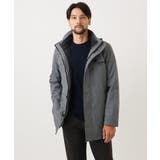 グレー | 3WAYライナー付きコート | MICHEL KLEIN HOMME