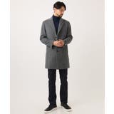 ウールヘリンボンチェスターコート | MICHEL KLEIN HOMME | 詳細画像2 