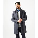 グレー | 2WAYスタンドカラーロングコート | MICHEL KLEIN HOMME