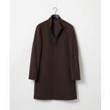 ブラウン | スタンドカラーロングコート | MICHEL KLEIN HOMME