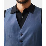 【セットアップ】デニム調リバーシブルベスト | MICHEL KLEIN HOMME | 詳細画像7