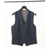 ネイビー | 【セットアップ】3ピース対応リバーシブルベスト | MICHEL KLEIN HOMME