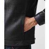 クロス柄スムースレザーブルゾン | MICHEL KLEIN HOMME | 詳細画像12