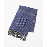 グレンチェック柄ウールマフラー | MICHEL KLEIN HOMME | 詳細画像1 