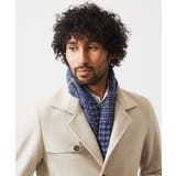 グレンチェック柄ウールマフラー | MICHEL KLEIN HOMME | 詳細画像2 