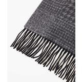 グレンチェック柄ウールマフラー | MICHEL KLEIN HOMME | 詳細画像4 