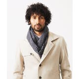 グレンチェック柄ウールマフラー | MICHEL KLEIN HOMME | 詳細画像6 