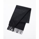 ダークグレー(93) | リバーシブルカシミヤマフラー | MICHEL KLEIN HOMME