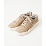 ベージュ | シボ革スニーカー | MICHEL KLEIN HOMME