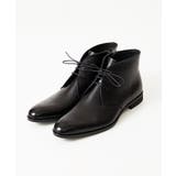 ブラック | サイドジップチャッカーブーツ | MICHEL KLEIN HOMME