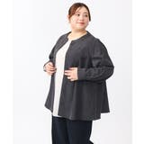 【大きいサイズ】コーデュロイフレアブラウス | eur3 | 詳細画像15 