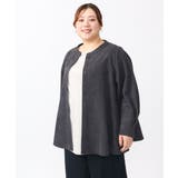 【大きいサイズ】コーデュロイフレアブラウス | eur3 | 詳細画像16 