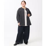 【大きいサイズ】コーデュロイフレアブラウス | eur3 | 詳細画像17 