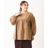 【大きいサイズ/soso×eur3】2WAY花柄ブラウス | eur3 | 詳細画像1