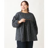 【大きいサイズ/soso×eur3】2WAY花柄ブラウス | eur3 | 詳細画像11