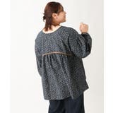 【大きいサイズ/soso×eur3】2WAY花柄ブラウス | eur3 | 詳細画像22