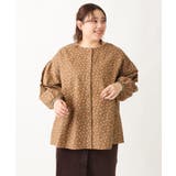【大きいサイズ/soso×eur3】2WAY花柄ブラウス | eur3 | 詳細画像4