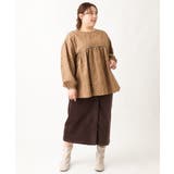 【大きいサイズ/soso×eur3】2WAY花柄ブラウス | eur3 | 詳細画像6