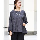 【大きいサイズ】バックペプラムブラウス | eur3 | 詳細画像1 