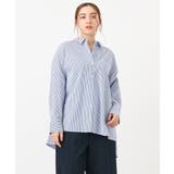 【大きいサイズ】ドロップショルダーロングシャツ | eur3 | 詳細画像2