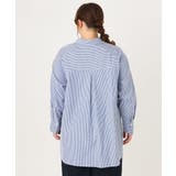 【大きいサイズ】ドロップショルダーロングシャツ | eur3 | 詳細画像8