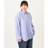 【大きいサイズ】レイヤード風ドロップショルダーシャツ | eur3 | 詳細画像10 