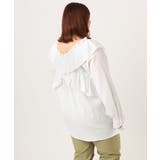 【大きいサイズ】2WAYフリルギャザーブラウス | eur3 | 詳細画像19 