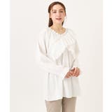 【大きいサイズ】2WAYフリルギャザーブラウス | eur3 | 詳細画像2 