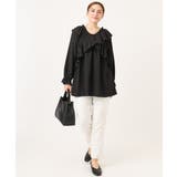 【大きいサイズ】2WAYフリルギャザーブラウス | eur3 | 詳細画像22 