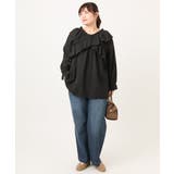 【大きいサイズ】2WAYフリルギャザーブラウス | eur3 | 詳細画像27 