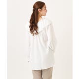 【大きいサイズ】2WAYフリルギャザーブラウス | eur3 | 詳細画像3 