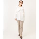 【大きいサイズ】2WAYフリルギャザーブラウス | eur3 | 詳細画像4 