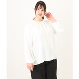 【大きいサイズ/11号サイズあり】タックパールブラウス | eur3 | 詳細画像21 