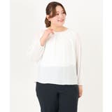 【大きいサイズ/11号サイズあり】2WAYジョーゼットブラウス | eur3 | 詳細画像12 