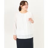 【大きいサイズ/11号サイズあり】2WAYジョーゼットブラウス | eur3 | 詳細画像2 