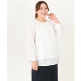 【大きいサイズ/11号サイズあり】2WAYジョーゼットブラウス | eur3 | 詳細画像3 