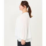 【大きいサイズ/11号サイズあり】2WAYジョーゼットブラウス | eur3 | 詳細画像4 