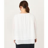 【大きいサイズ/11号サイズあり】2WAYジョーゼットブラウス | eur3 | 詳細画像5 