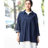 【大きいサイズ】プルオーバーシャツ | eur3 | 詳細画像1 