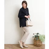 【大きいサイズ/11号サイズあり】タックネックサテンブラウス | eur3 | 詳細画像5 