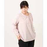 【大きいサイズ/11号サイズあり】ジョーゼットタックブラウス | eur3 | 詳細画像12 